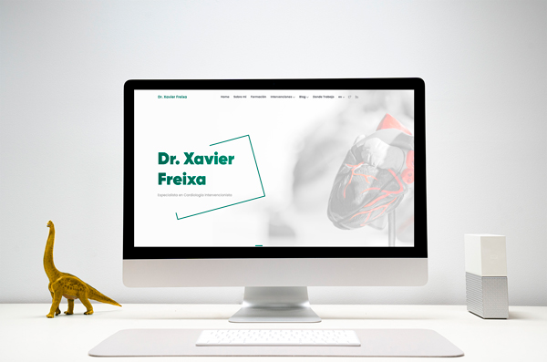 Diseño web para el Dr. Xavier Freixa